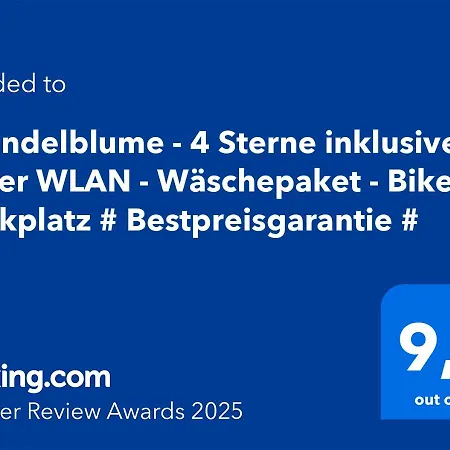 Lavendelblume - 4 Sterne Inklusive Eigene Bikebox Mit Strom - Waeschepaket - Power Wlan - Parkplatz # Bestpreisgarantie # Zingst